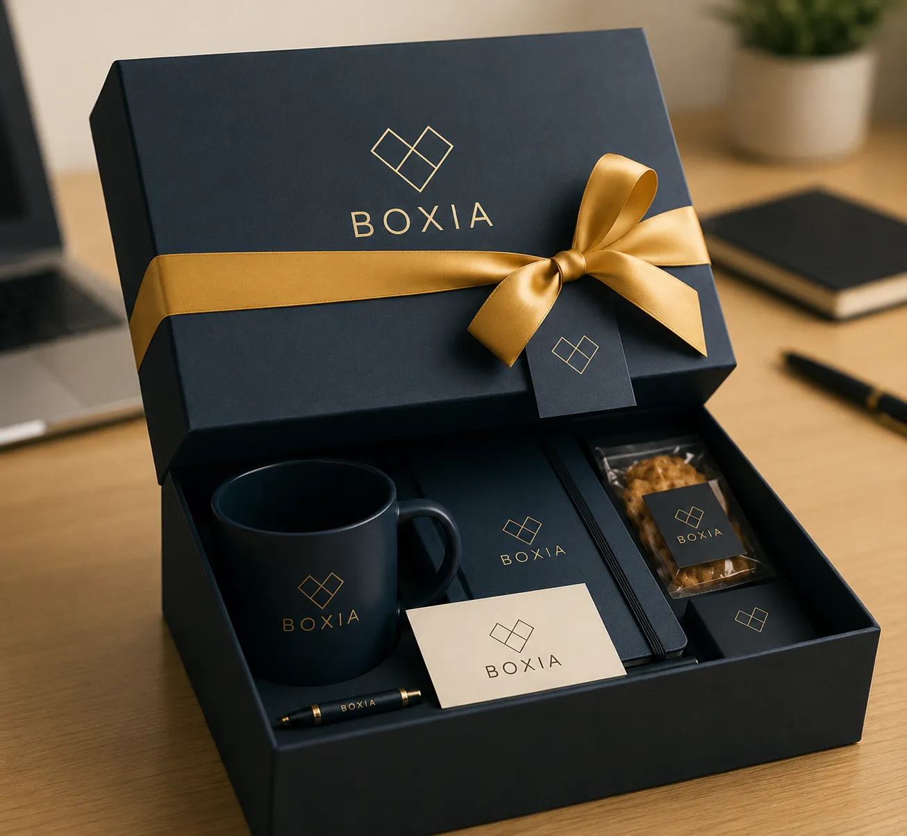 Cajas de regalo corporativas premium personalizadas BOXIA
