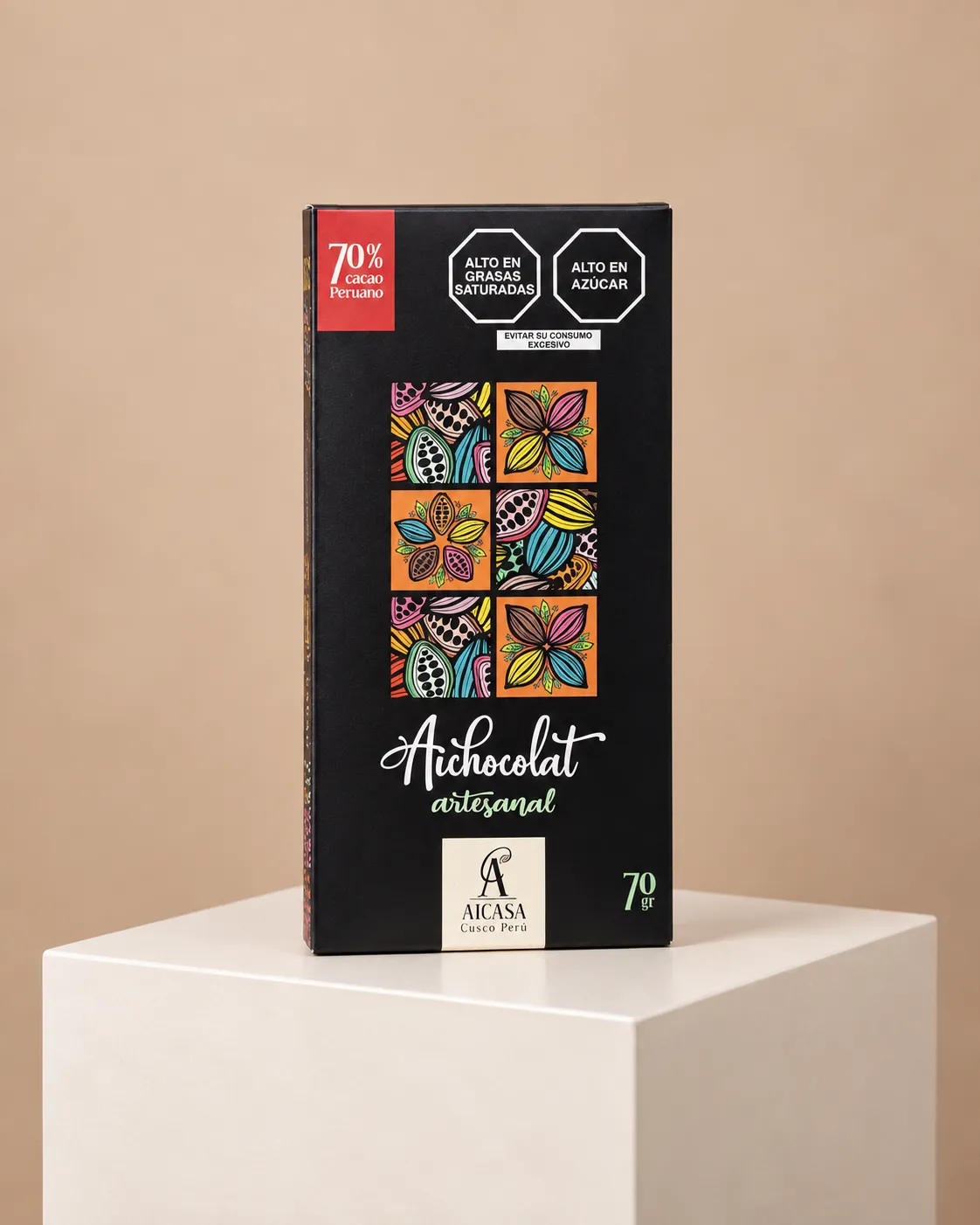 Chocolate Aicasa 70% Cacao