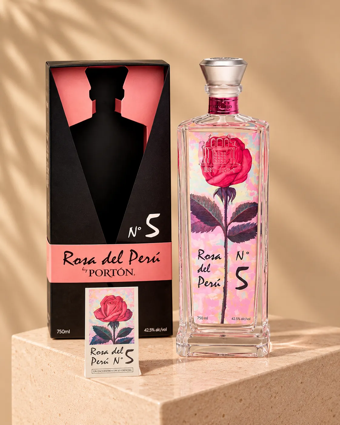 Pisco Portón Rosa del Perú